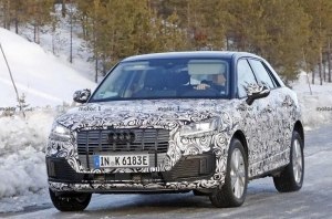 Новые «шпионские» снимки электрического кроссовера Audi Q2 E-Tron